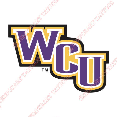 Western Carolina Catamounts Customize Temporary Tattoos Stickers NO.6943